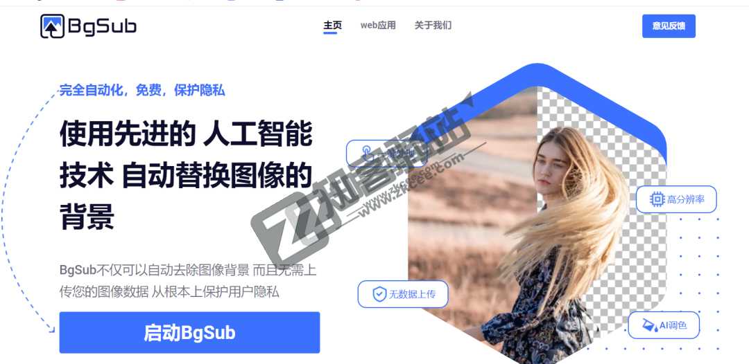 BgSub在线抠图网-1