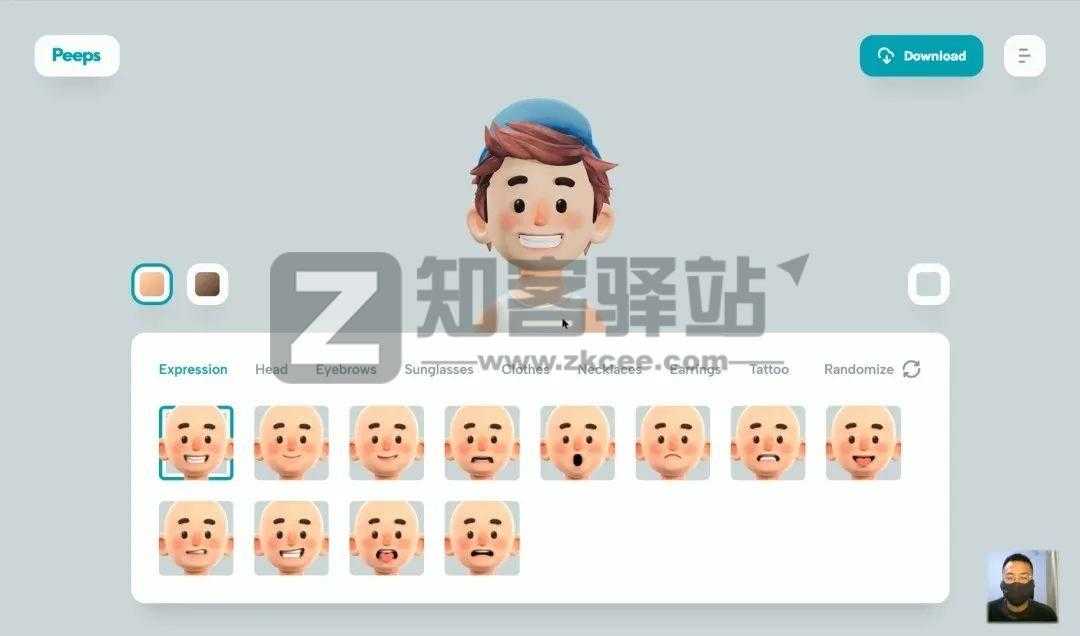 Peeps（免费制作3D头像）-1