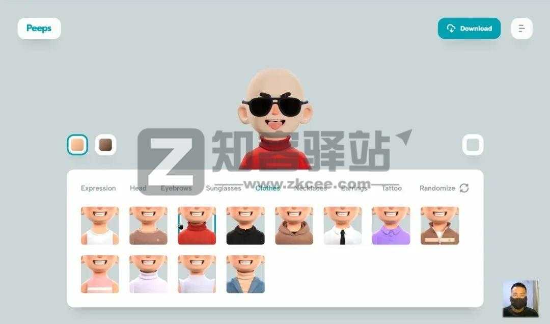 Peeps（免费制作3D头像）-6