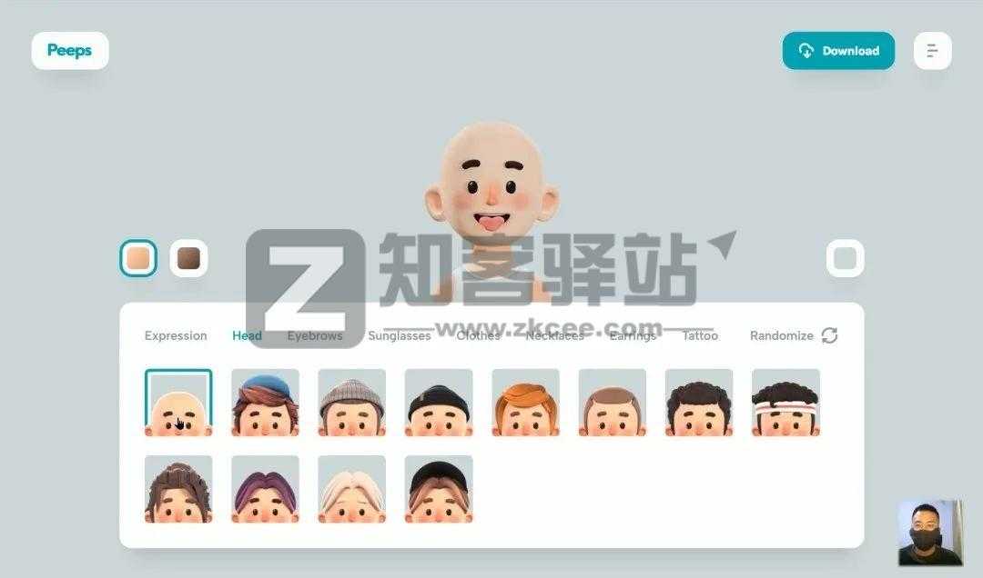 Peeps（免费制作3D头像）-3