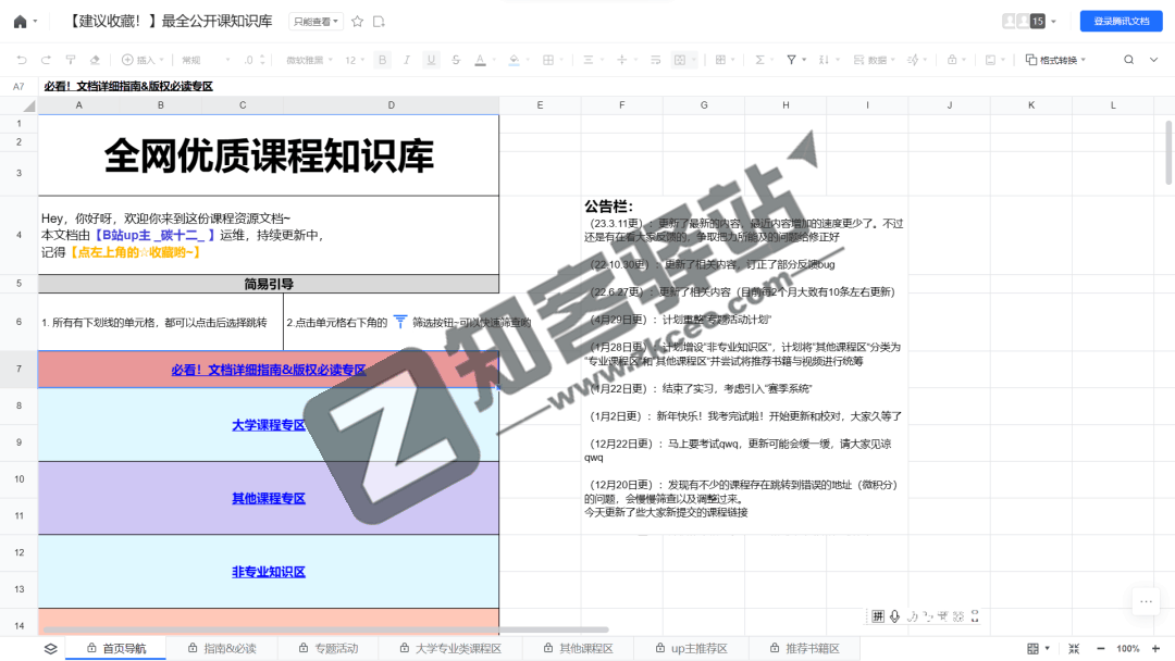 全网优质课程知识库-1