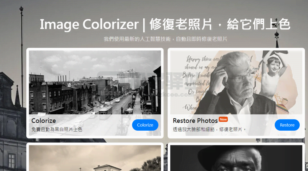 Image Colorizer 老照片修复上色-1