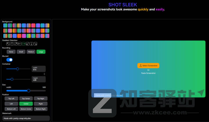 SHOT SLEEK截图美化-1 SHOT SLEEK截图美化-1