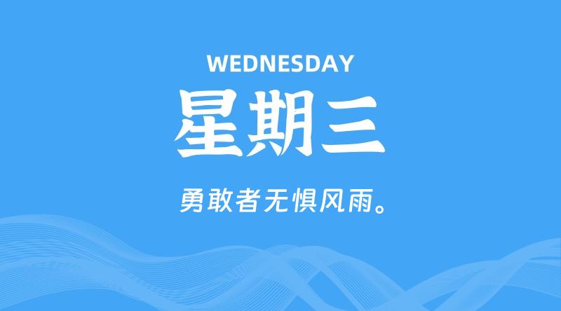 10月08日,星期三, 每天60秒读懂全世界!
