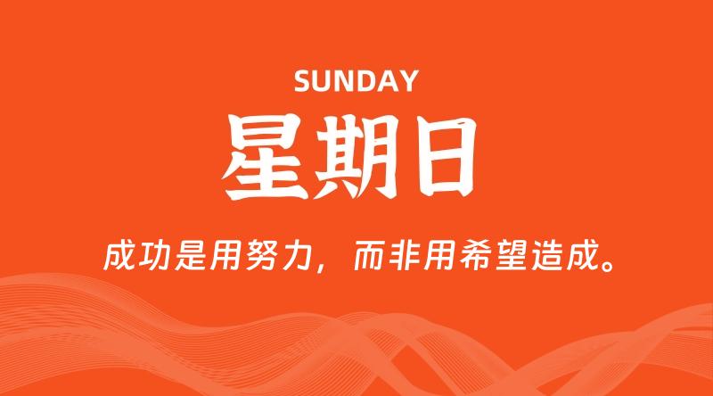 01月11日，星期日, 每天60秒读懂全世界！